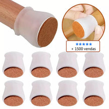 Kit com 16 Peças de Protetor de Pés de Cadeira e Mesa em Silicone  |  OFERTA LIMITADA 🔥