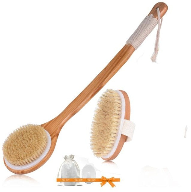 Conjunto De Escova Corporal Para Banho Esfoliante e Massageador