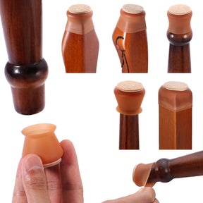 16 Pças - Protetor de Pé de Cadeira - QUEIMA DE ESTOQUE🔥 - ÚLTIMAS UNIDADES NA PROMOÇÃO