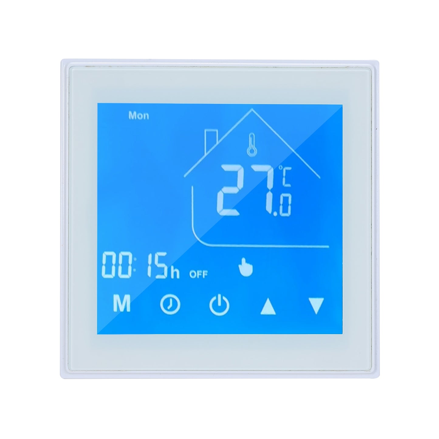 Wifi inteligente termostato controlador de temperatura lcd programável para aquecedor de água controle app compatível com alexa google ga tipo