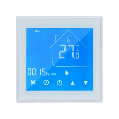 Wifi inteligente termostato controlador de temperatura lcd programável para aquecedor de água controle app compatível com alexa google ga tipo