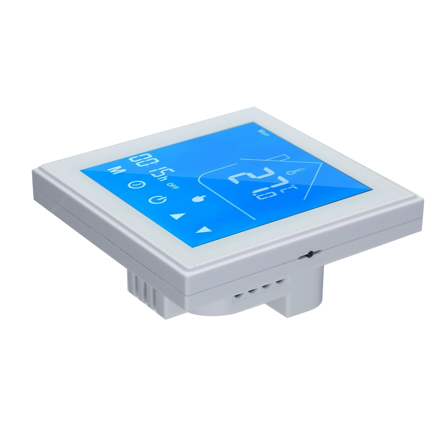 Wifi inteligente termostato controlador de temperatura lcd programável para aquecedor de água controle app compatível com alexa google ga tipo