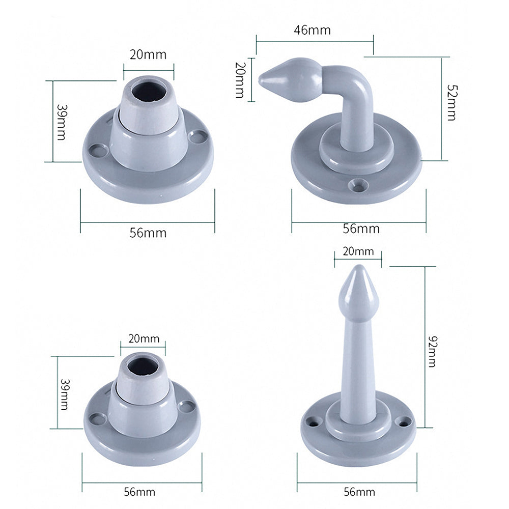 Prendedor de porta adesivo, trava porta